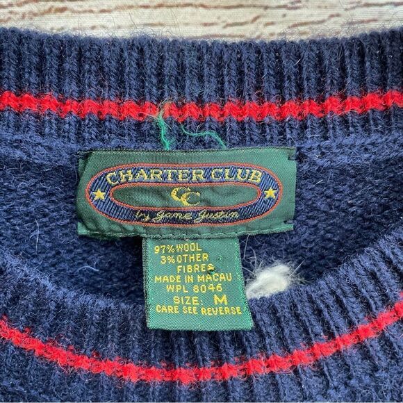 VINTAGE CHARTER CLUB WOOL TEDDY BEAR VEST‎ - Picture 4 of 5